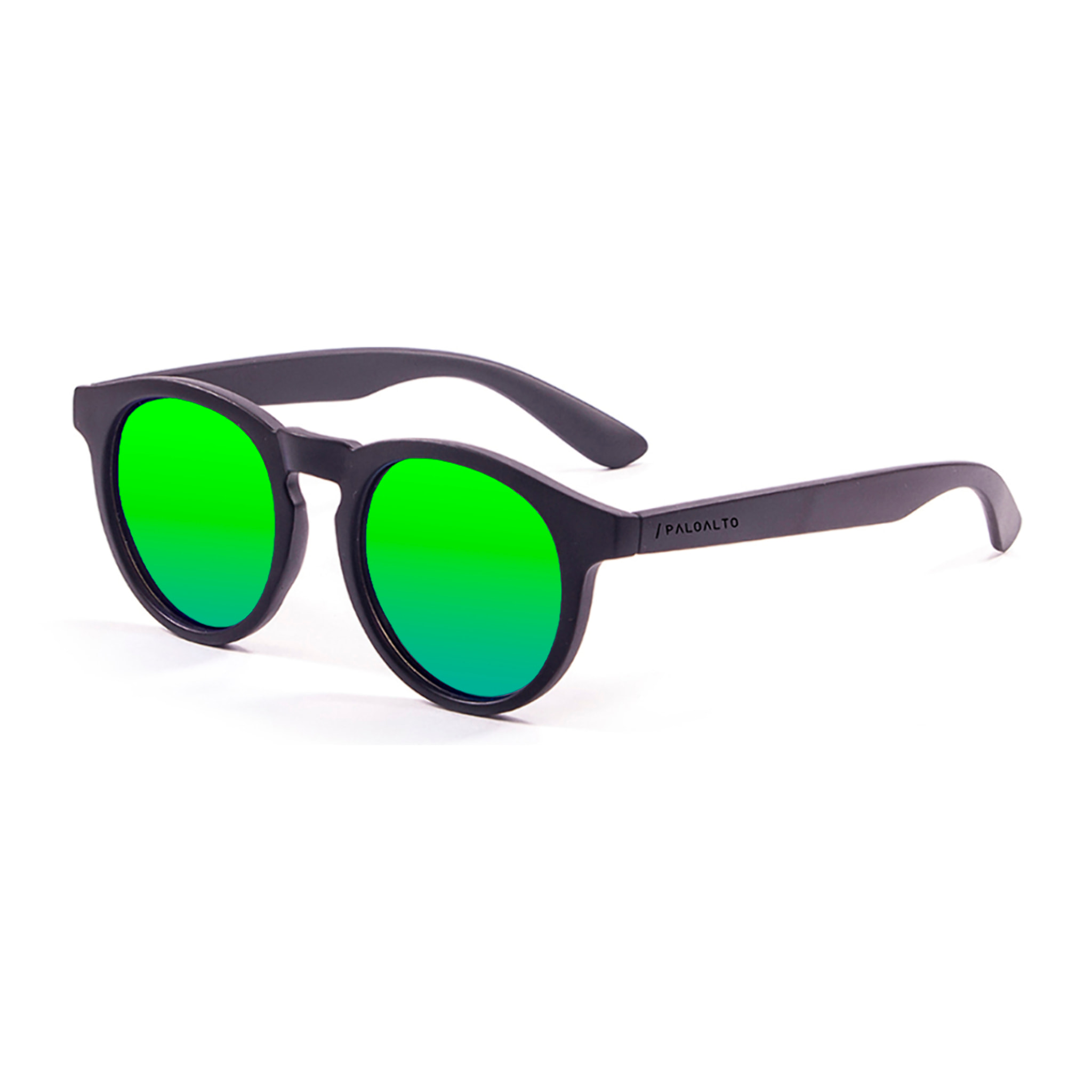 Gafas de sol PALO ALTO NEWPORT - Negro mate / Revo verde