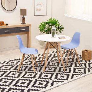 Mesa de comedor redonda Tower Blanco