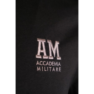 T-shirt Esercito nera in cotone uomo