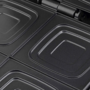 Sandwichera JATA JESW1551 para 4 sándwiches XXL. Placas antiadherentes. Fácil limpieza