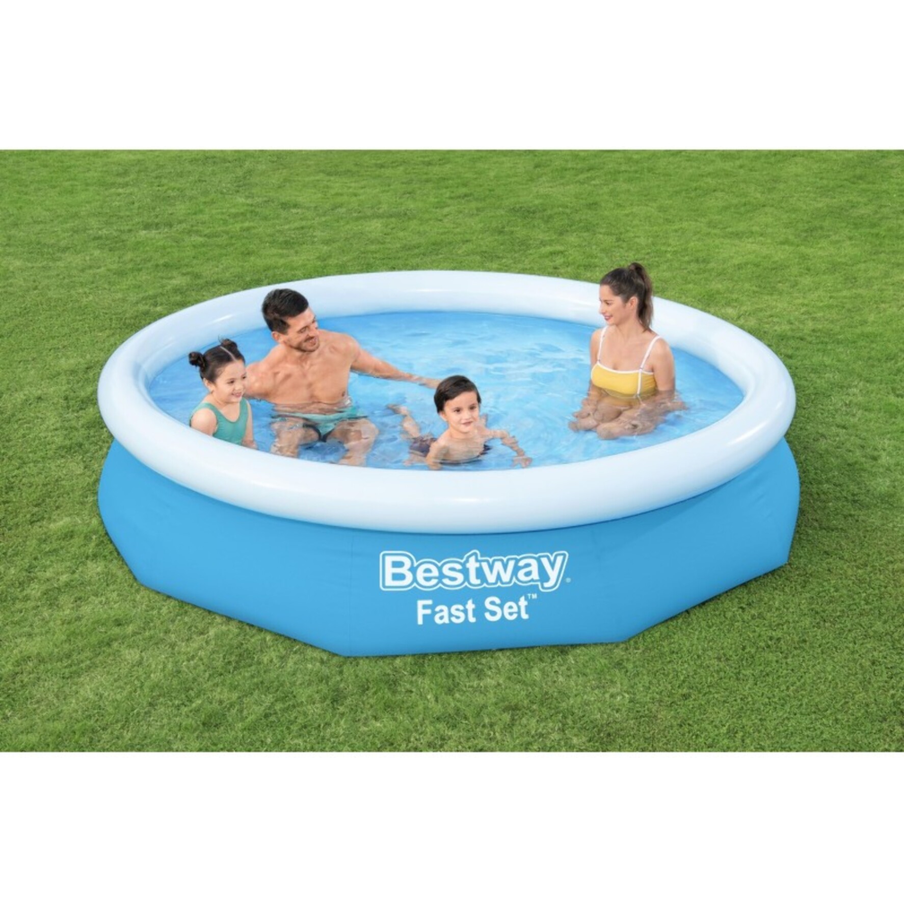 Bestway Piscine autoportante Ronde Fast Set 305 x 66 cm Filtration incluse