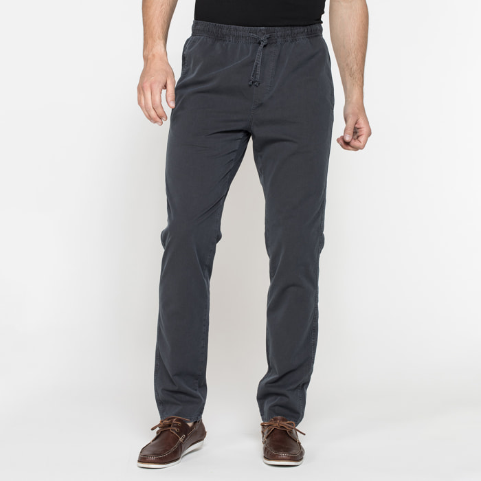 JOGGER PANT IN GABARDINA LEGGERA CON ELASTICO IN VITA