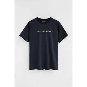 Pack uomo con due magliette bianca e blu marino con i nostri iconici loghi Polo Club