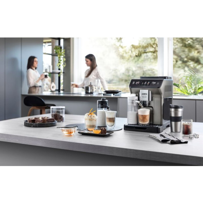 Expresso Broyeur DELONGHI Eletta Explore ECAM450.86.T Titanium