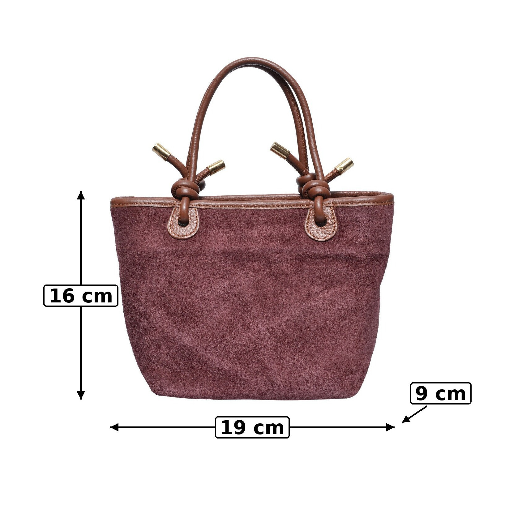 Tote Anna Luchini Bordeaux