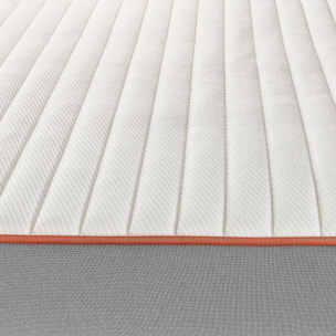 Colchón Híbrido de Muelles Ensacados y Viscoelástico 22cm Firmeza Media Sostenible Transpirabilidad Alta 7 Capas de Confort SALSA · WHAT THE SLEEP