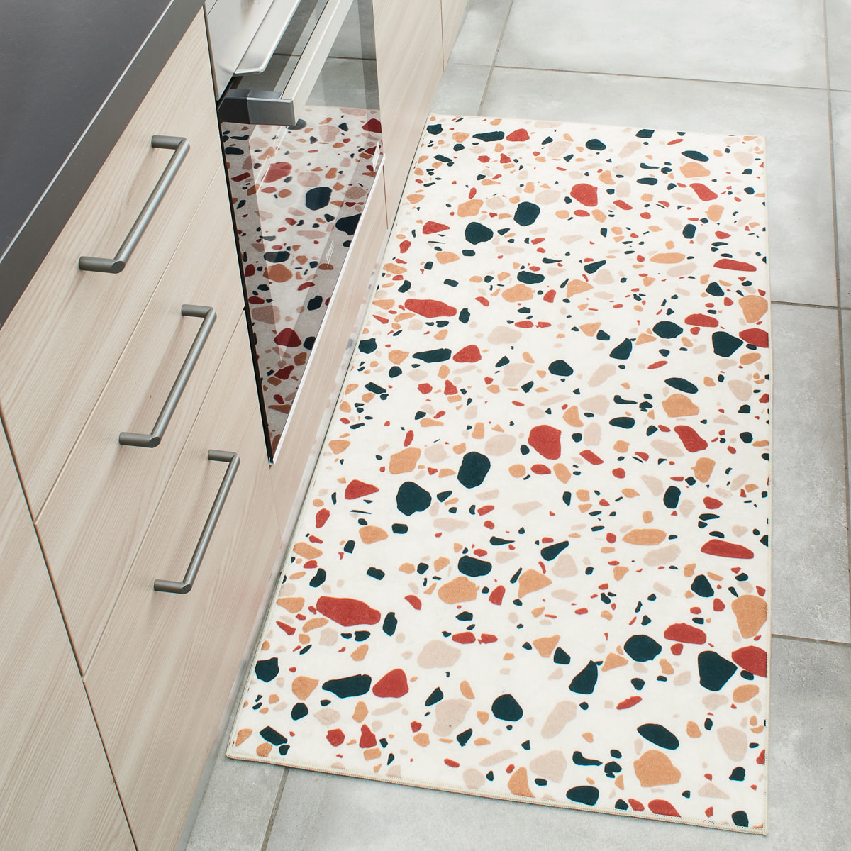 ALMAFIE - Tapis antidérapant multicolore pour salle de bain