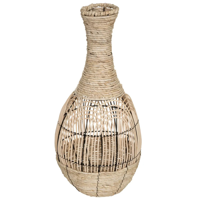 Vase rotin H63cm