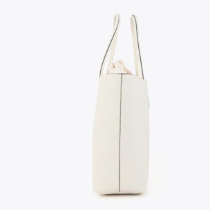 Shopper destrutturata con cuciture monogramma