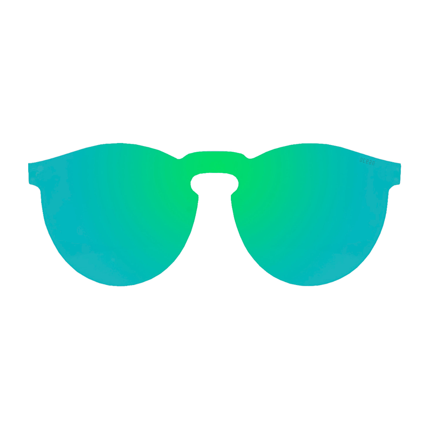 Gafas de sol OCEAN LONGBEACH - Verde espacial con patillas verde espacial / Verde espacial