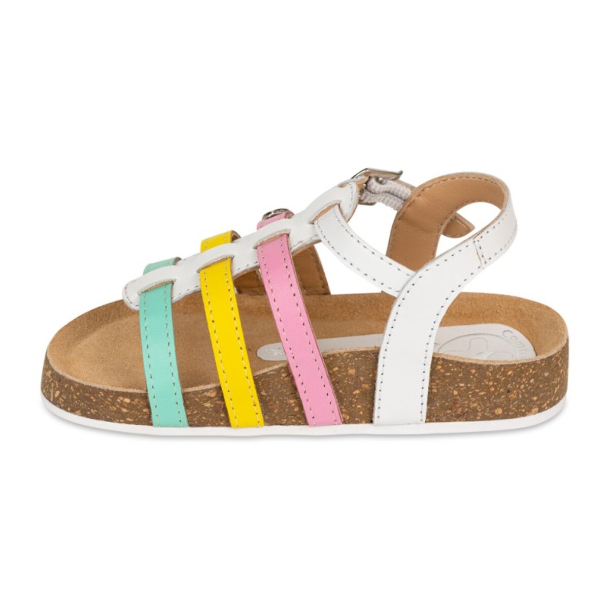 Sandalia Bios Piel  Cabra. Hebilla