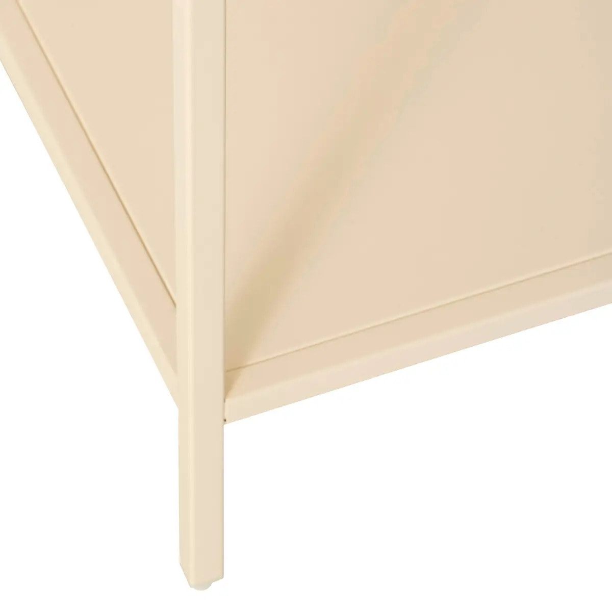Étagère 4 niveaux Gota beige finition mate poudrée