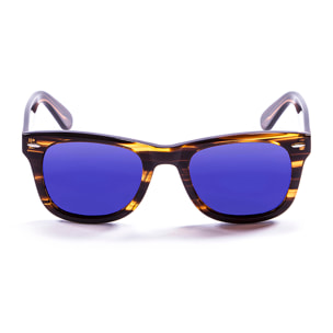 Gafas de sol OCEAN LOWERS - Marrón oscuro / Revo azul
