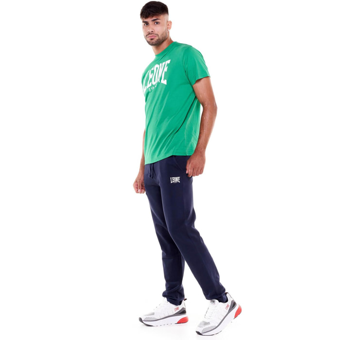 Camiseta de hombre Leone Basic de algodón de manga corta