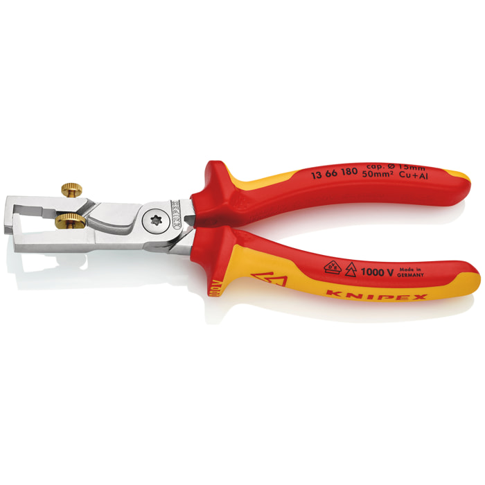 Pince à dénuder et coupe-câbles StriX - KNIPEX - 13 66 180
