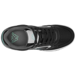 Kappa - Sneakers Uomo Donna Nero - Logo Manis 2.0