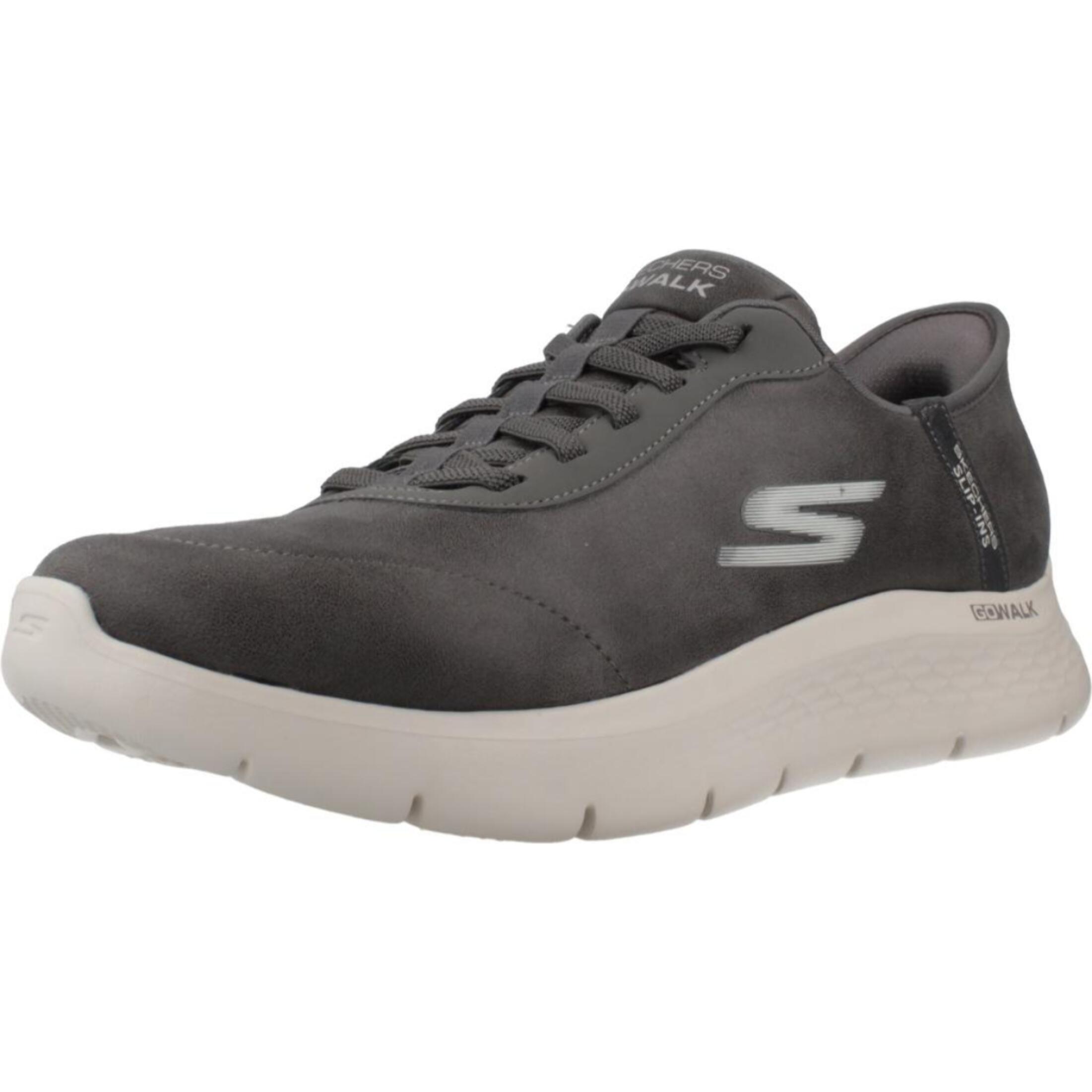 Sneakers De  Hombre Slip - Ins Go Walk Flex - Smoot Gris