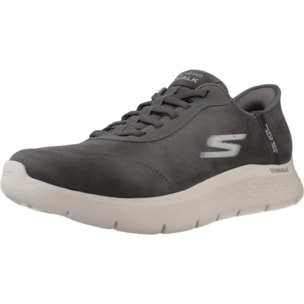 Sneakers De  Hombre Slip - Ins Go Walk Flex - Smoot Gris