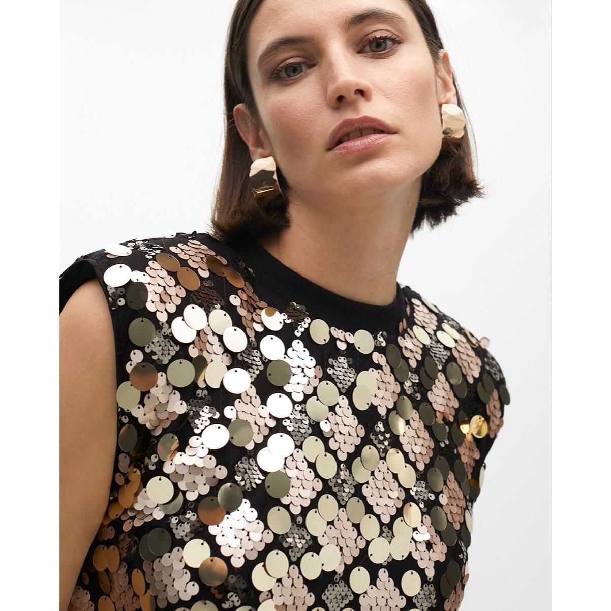 Abito Lungo di Paillettes