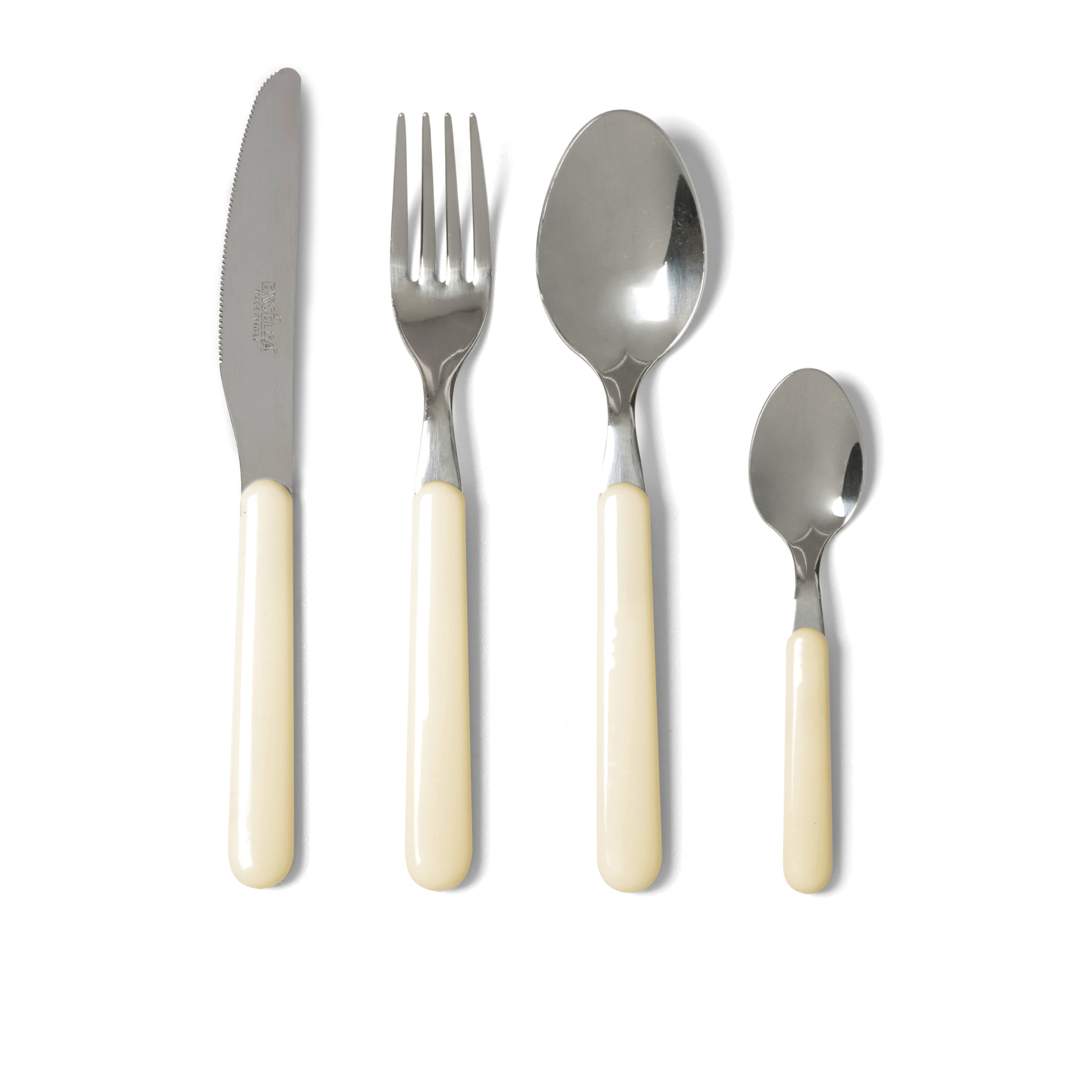 Service 24 couverts Excelsa – Fashion, Acier Crème