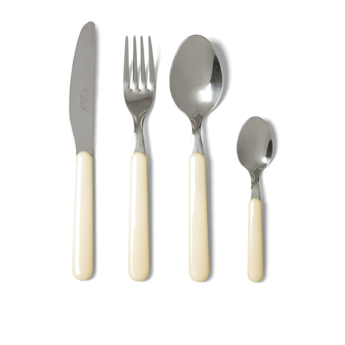 Service 24 couverts Excelsa – Fashion, Acier Crème