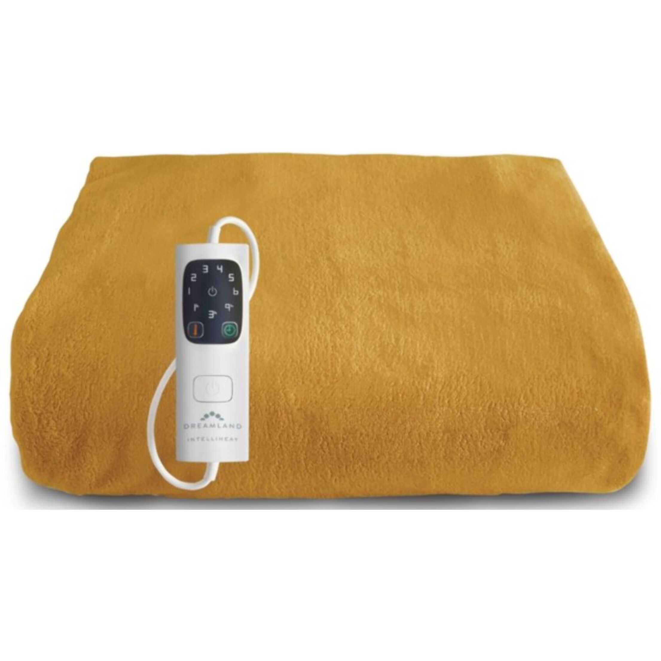 Couverture chauffante DREAMLAND SNUGGLE UP MOUTARDE 6T 160X120