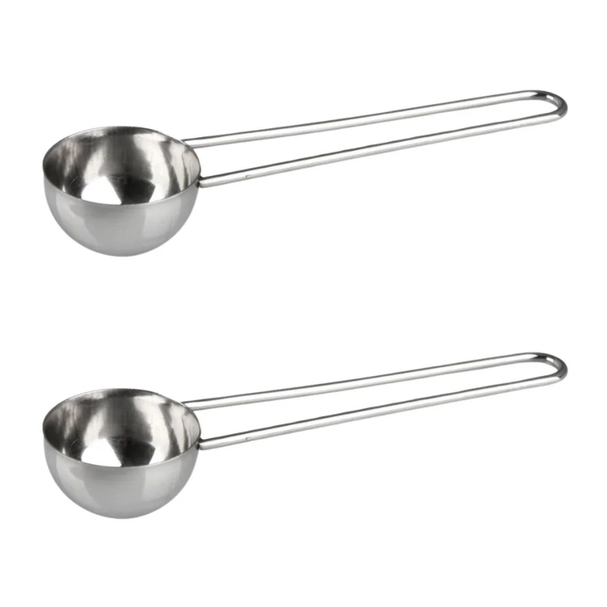 Ensemble de 2 Cuillères doseuse à café inox environ 8gr Fackelmann Petit Déjeuner