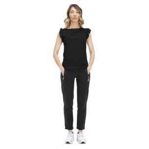 Camiseta mujer volantes Earth Tones