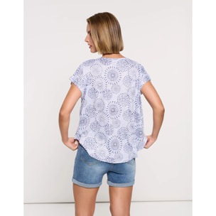 Camiseta Manga Corta Azul - Biotena