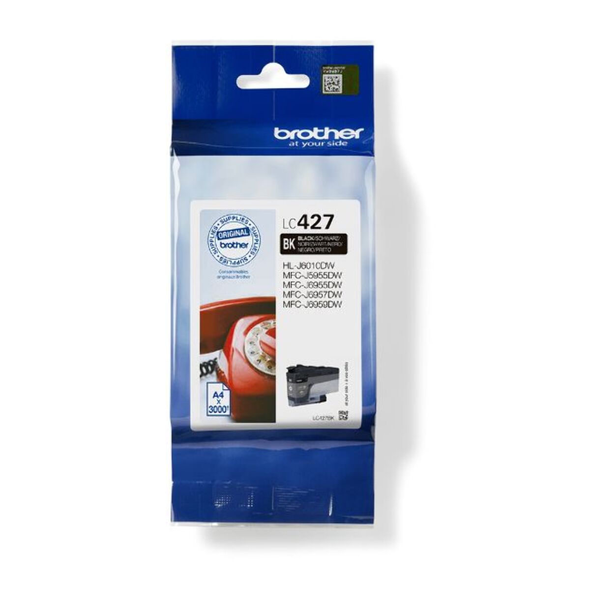 Cartouche d'encre BROTHER Originale LC427 Noire Standard - LC427BK