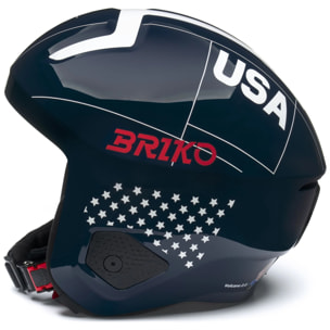 Briko - Caschi, Uomo Donna, Blu - Vulcano 2.0 Usa