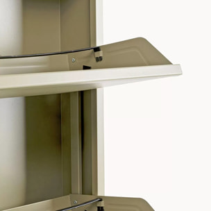 Casier à chaussures Caruso kaki 3+1 tiroirs Kare Design