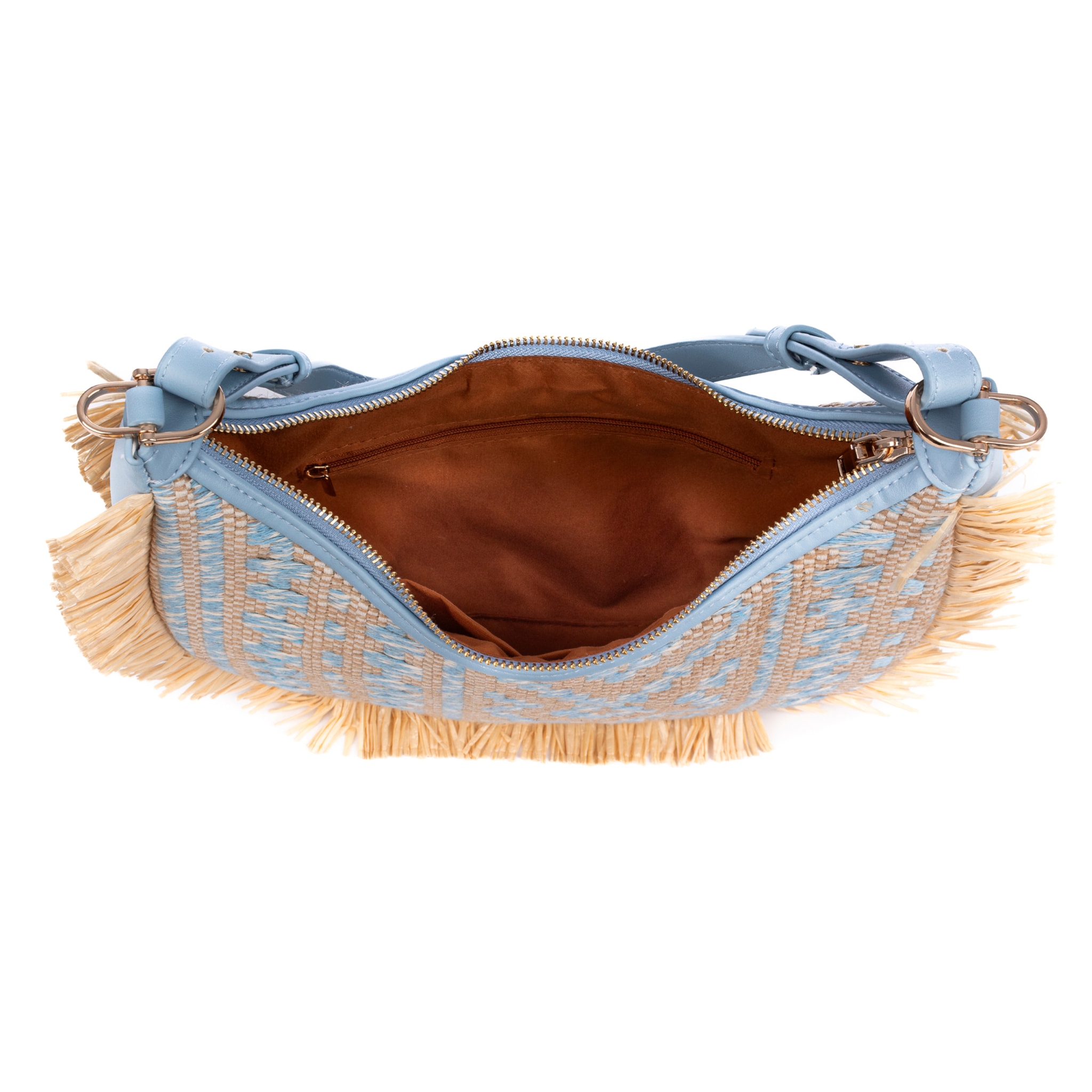 Biscubio Bolso de hombro Mujer. Fabricado en tela y piel sintética PU.