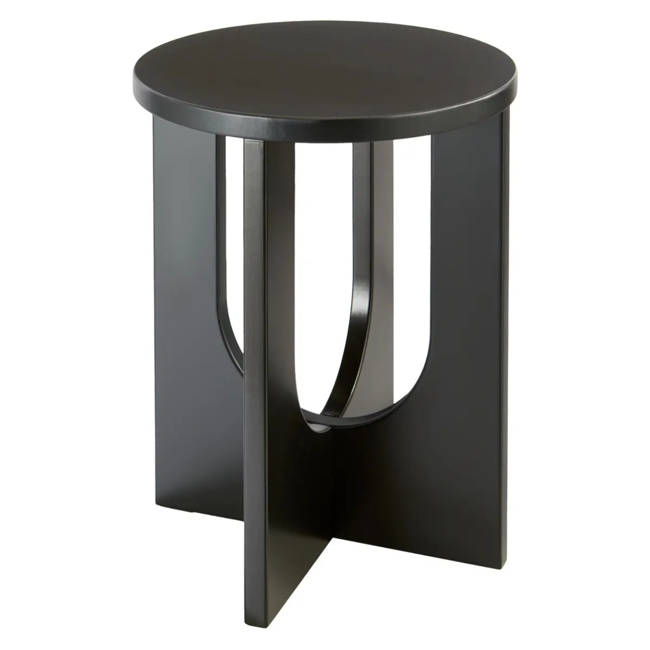 Table d’appoint "Bloom" noir 50,540x40cm