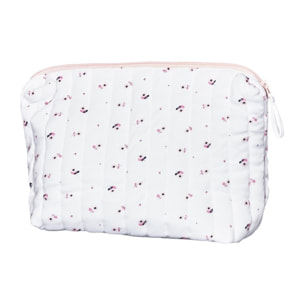 Trousse de toilette en coton Bio blanc