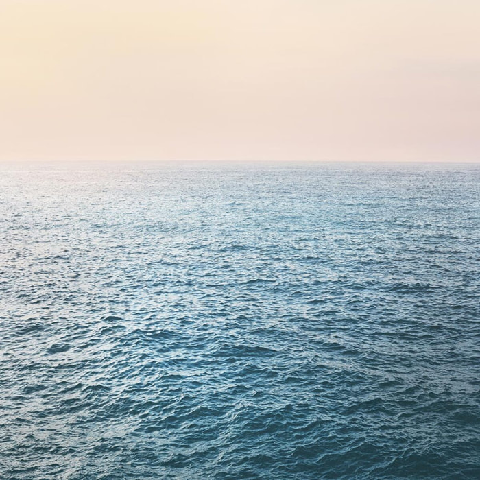 Tableau paysage mer tranquille  Tableau alu Dibond