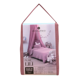 Parure de lit Lili 140x200cm rose antique