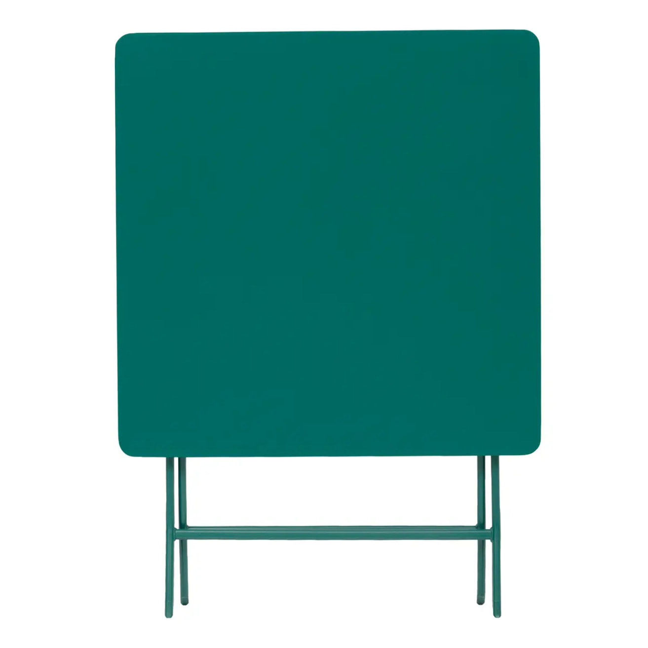 Table de jardin 2 places Greensboro pliable 70x70cm vert opale