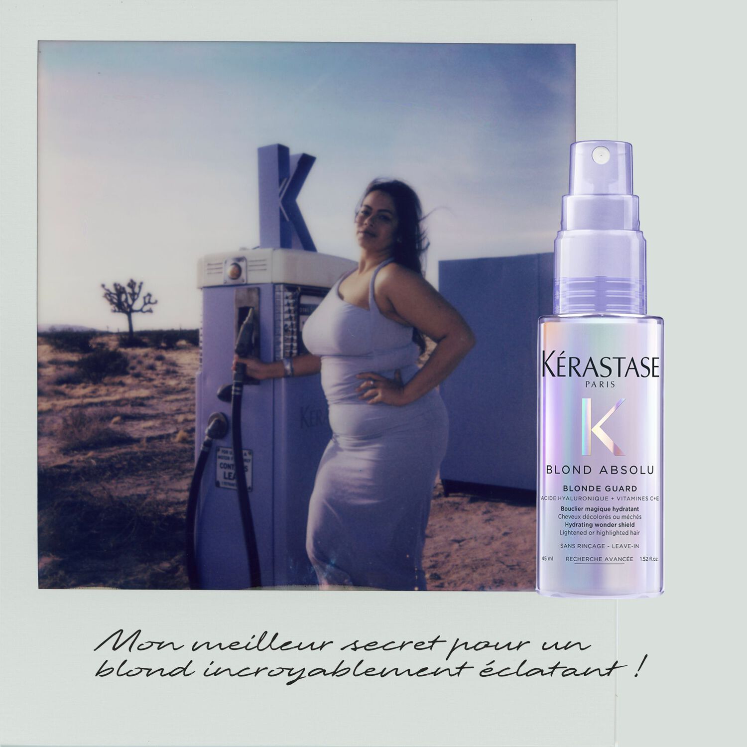 Blond Absolu - Spray Bouclier Magique Hydratant pour Cheveux Blonds, Décolorés ou Méchés