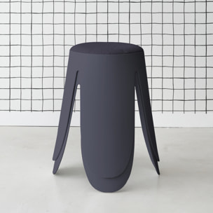 Tabouret empilable bouclette texturée (lot de 2) NIKI
