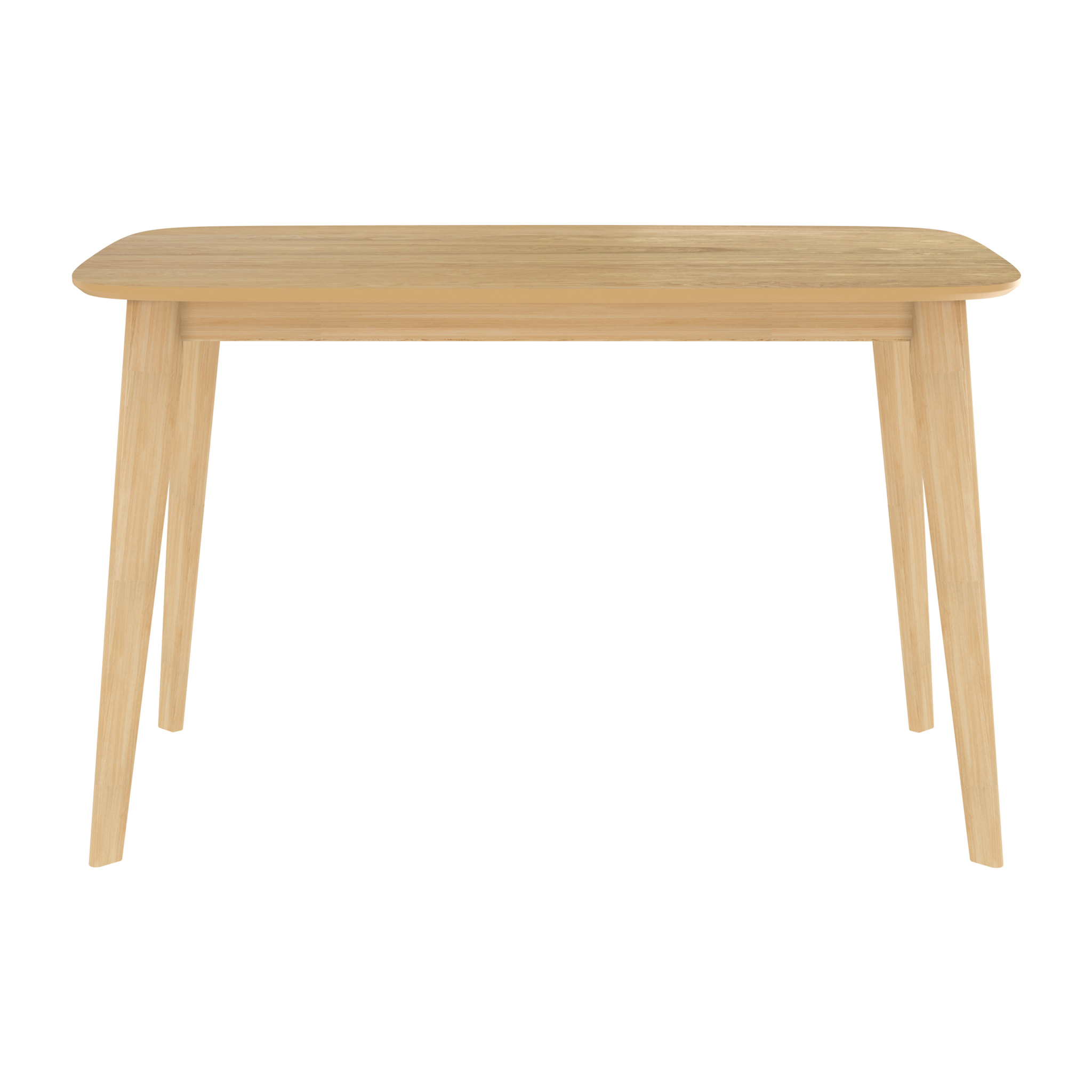 Table rectangulaire 4 personnes en bois clair 120 cm - Oman