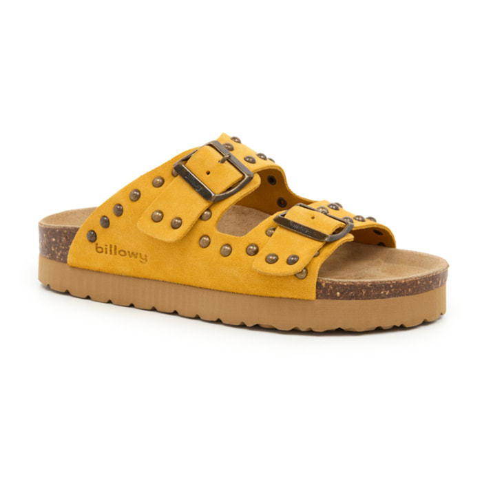 SANDALO CON ZEPPA BILLOWY GIALLO