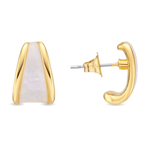 Pendientes Lilu acabado oro amarillo 18k