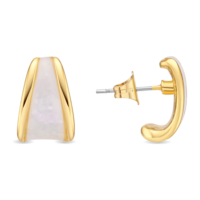 Pendientes Lilu acabado oro amarillo 18k