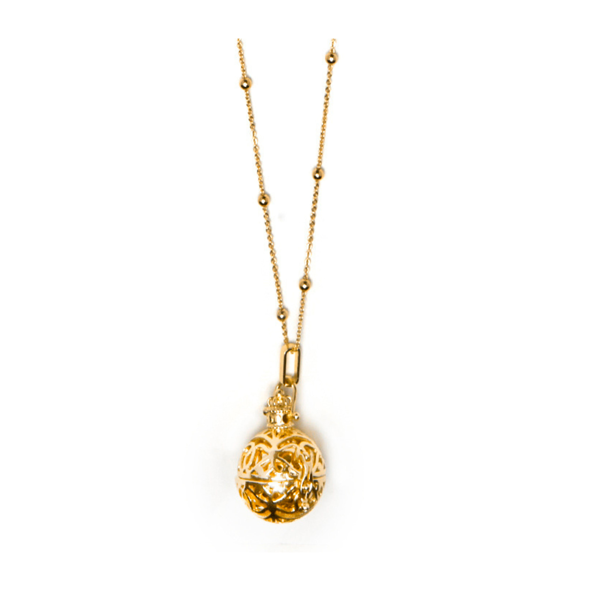 Llamador de ángeles Kalik acabado oro amarillo 18k