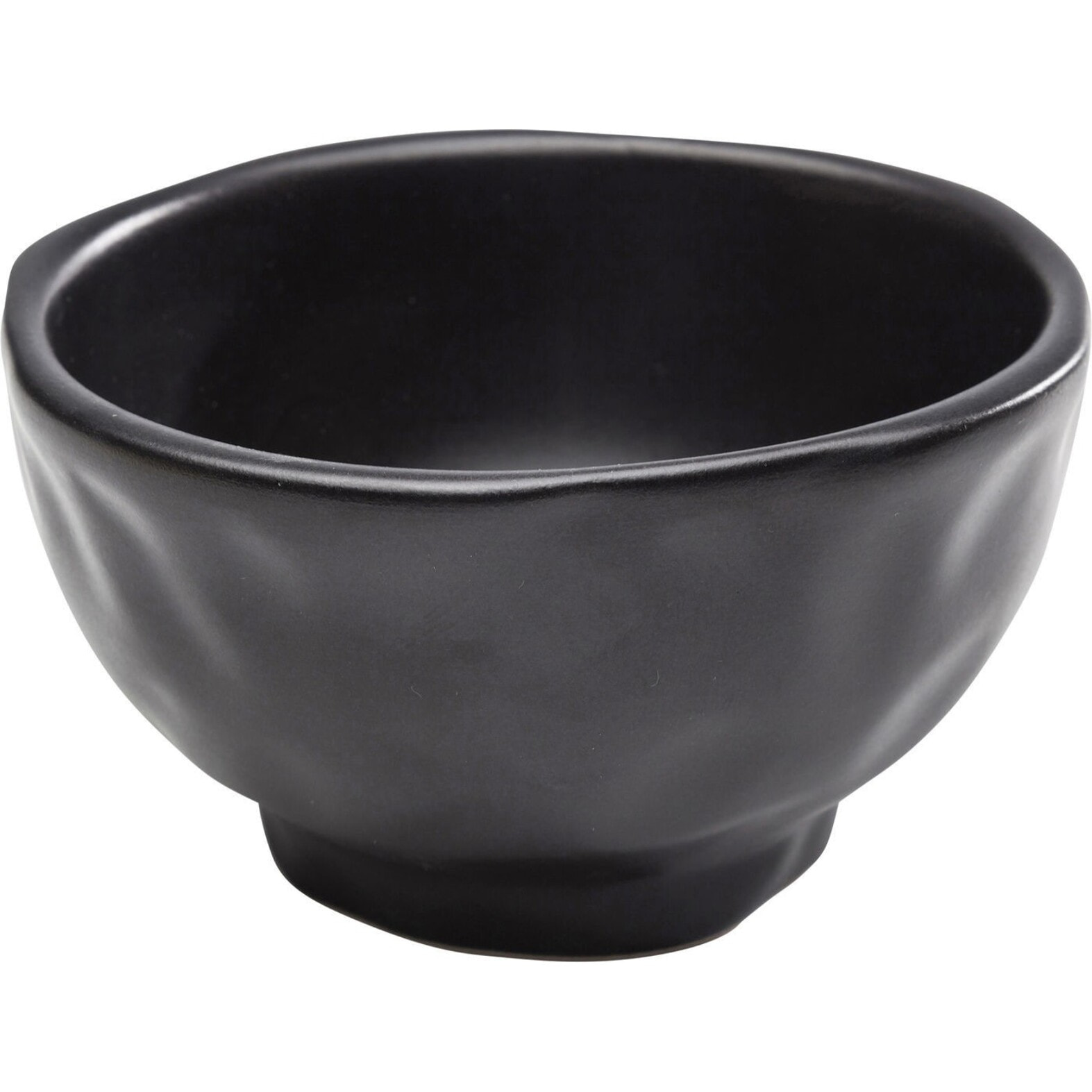 Bols Organic 15cm noirs set de 4 Kare Design