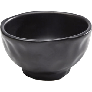 Bols Organic 15cm noirs set de 4 Kare Design