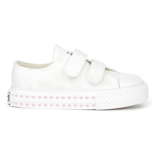 Sneakers bianche solari per bambini