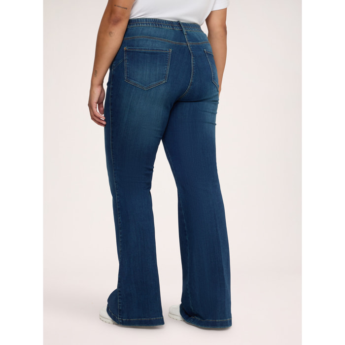 Fiorella Rubino - Jeans Flare lavaggio blu - Blu