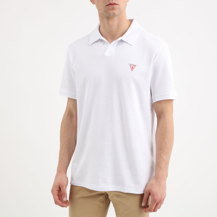 Polo - logo - 100% coton biologique - blanc